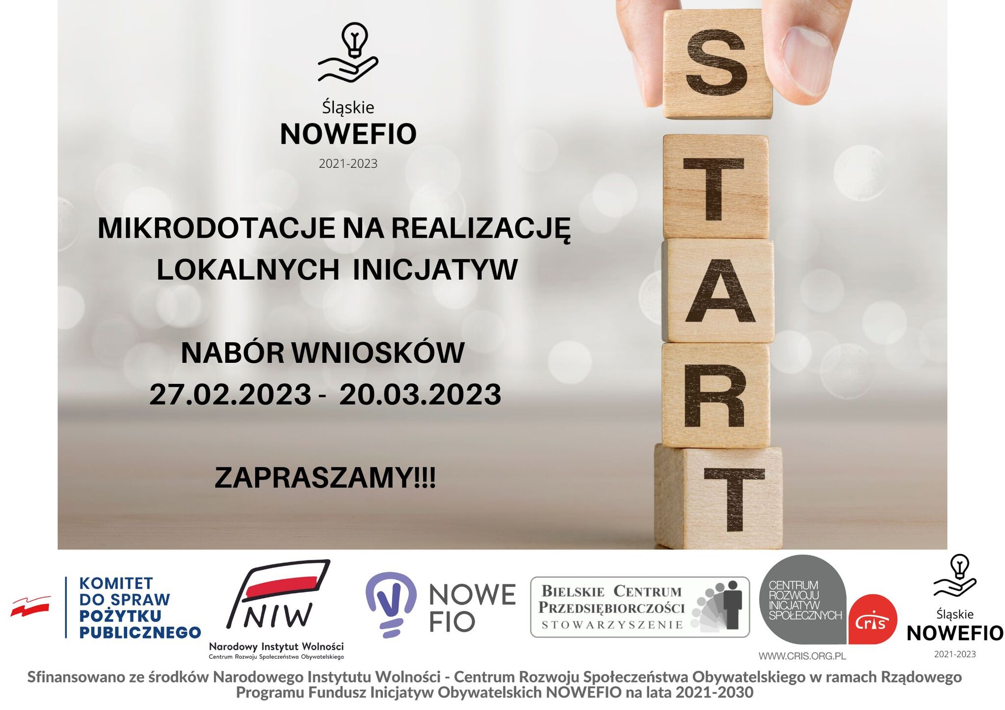 nabór wniosków 2023 NOWE FIO 2021 2023